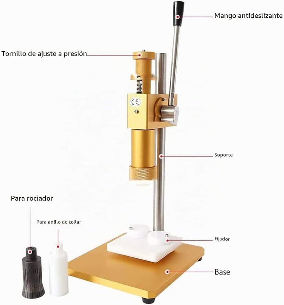 Crimpadora y Prensadora Manual de Perfumes