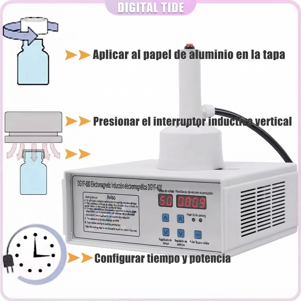 Maquina Selladora por induccion